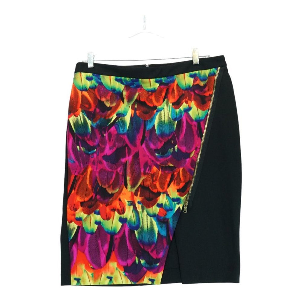 Worthington Women Black Casual Skirt 16P